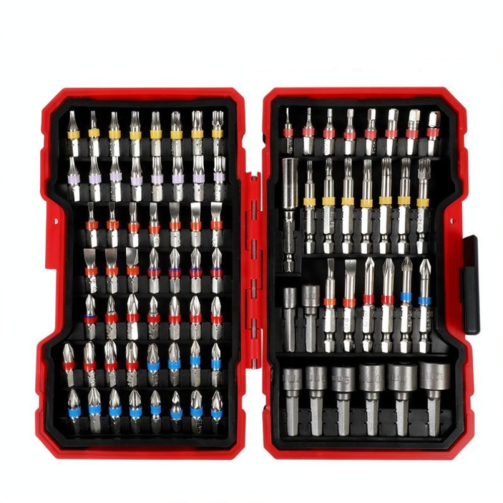 Drill Bits - 多機能パワーツールアクセサリーキット。家庭用工具の修理、電動ドリルのメンテナンス、各種プロジェクトに最適なドライバービットのアソートセット。
