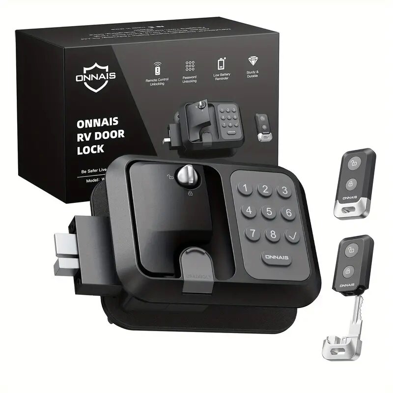 RVドアロックの交換用、パスワードとリモコン付きRVキーレス - Door Lock のレビューと価格