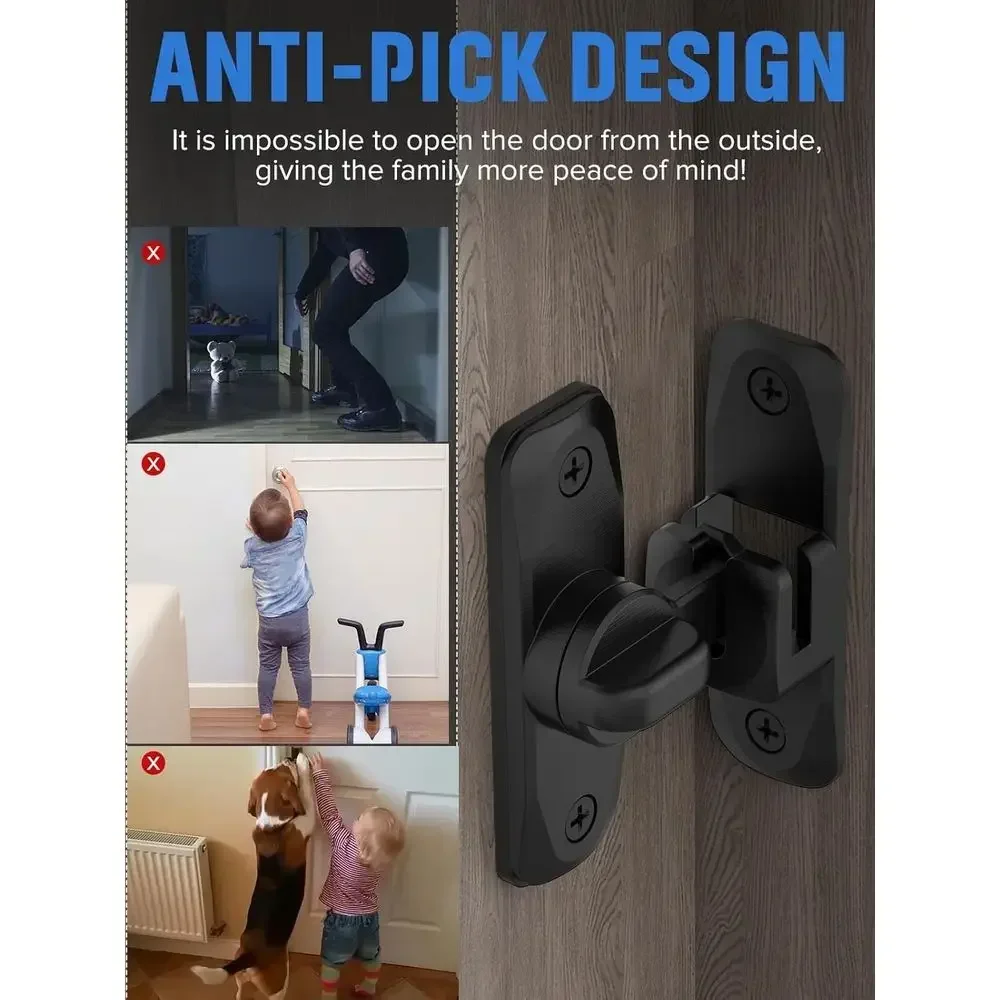 90/180度フリップバーンドアロック、プライバシー保護 - - Door Lock のレビューと価格