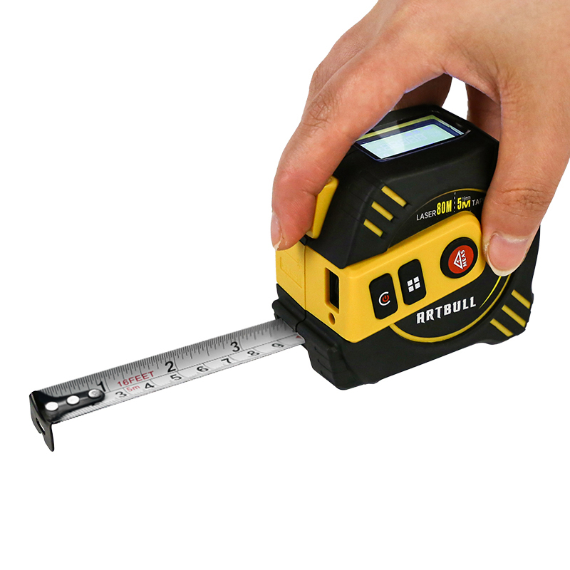 3in1多機能レーザーテープ距離計 40m（5mテープ付き） - Tape Measure のレビューと価格