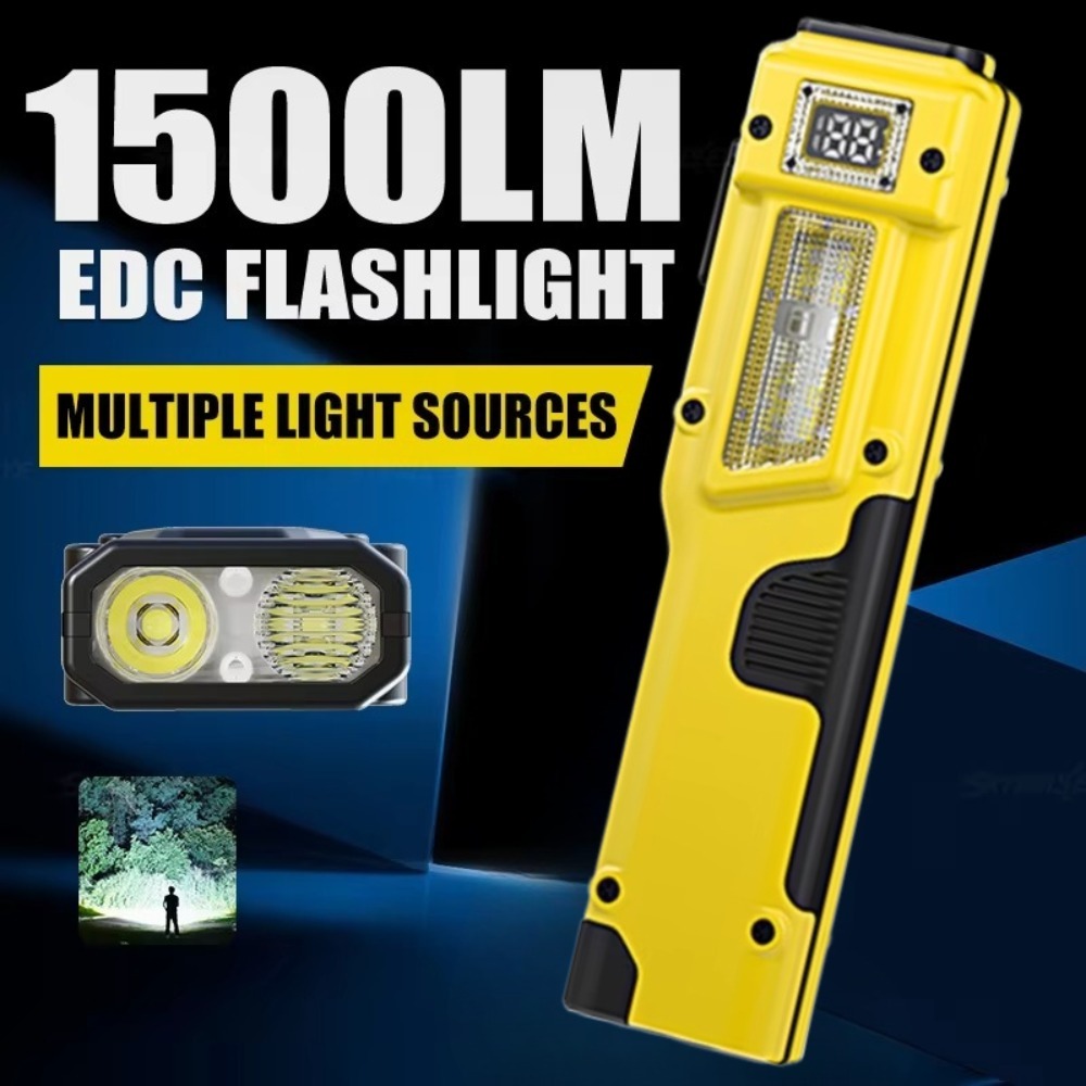 超薄型 EDC 充電式 LED 懐中電灯バッテリーディスプレ - Light Switch のレビューと価格